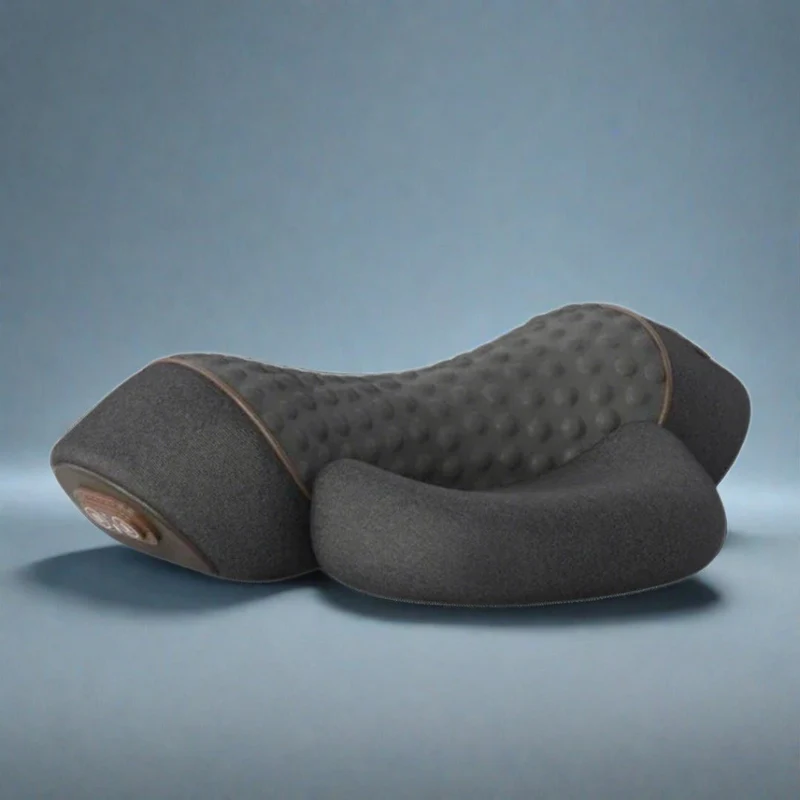 VibraKissen Massagekissen | Sanfte Vibration & Wärmefunktion | Ergonomisch & USB-Aufladbar | Für Nacken & Schultern