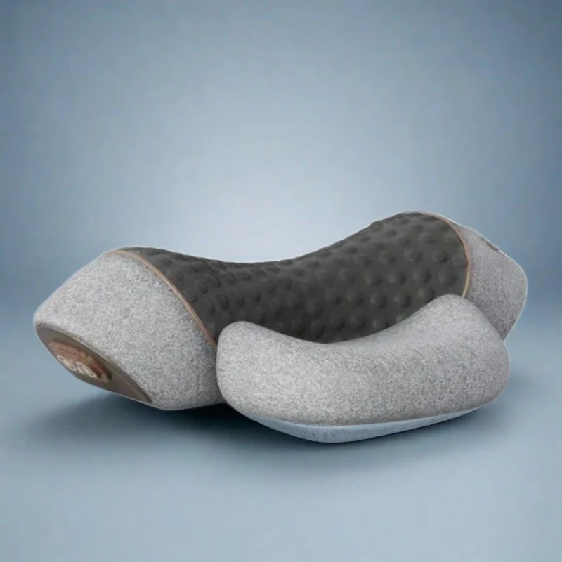 VibraKissen Massagekissen | Sanfte Vibration & Wärmefunktion | Ergonomisch & USB-Aufladbar | Für Nacken & Schultern