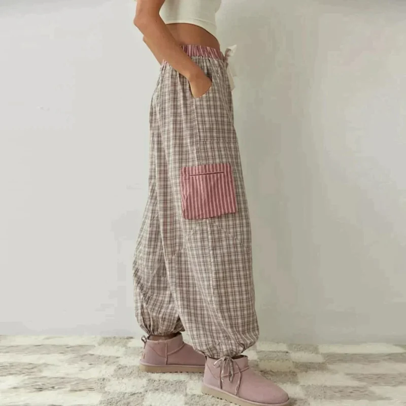 Amara Pyjama-Set kariert | Baumwolle-Polyester-Mix | weich & bequem für alle Jahreszeiten | lässig-elegant | Größen S–2XL
