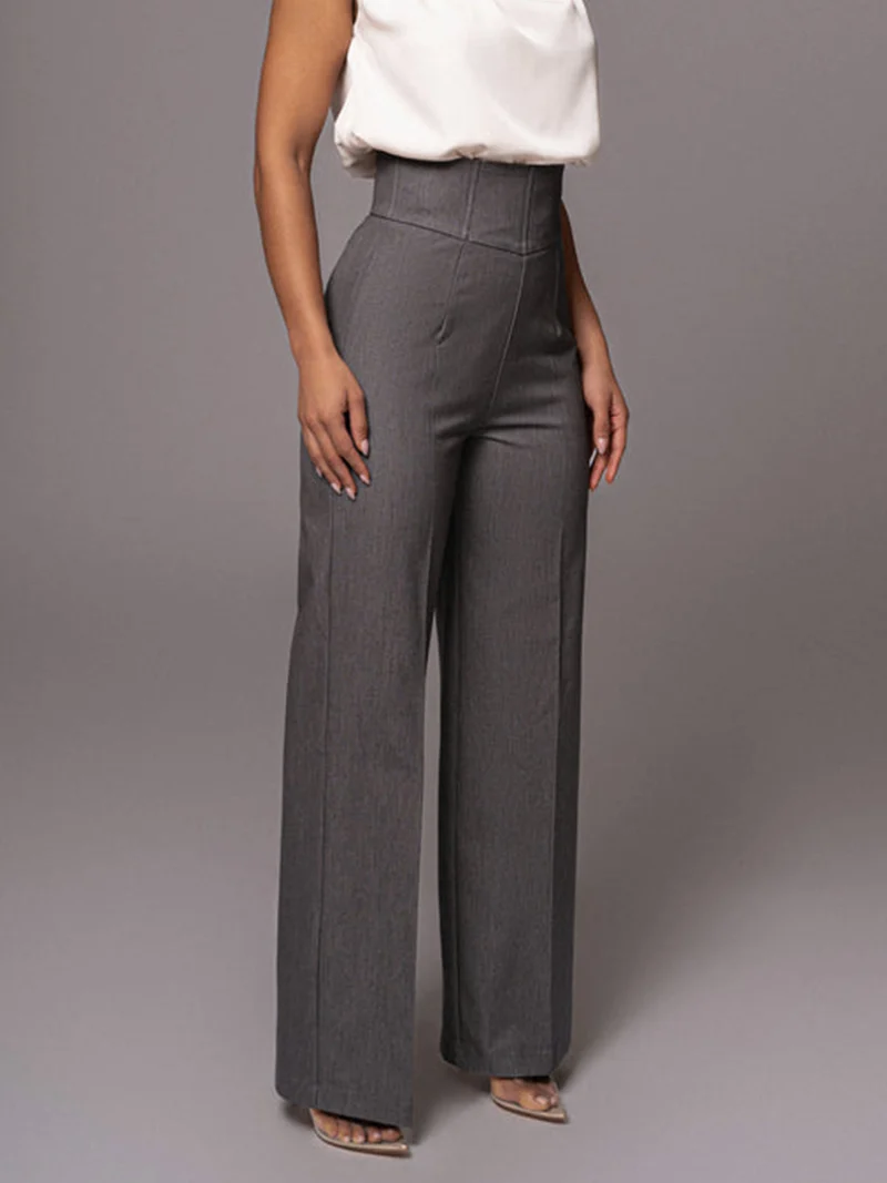 Nila | Schmeichelnde Damenhose mit hoher Taille