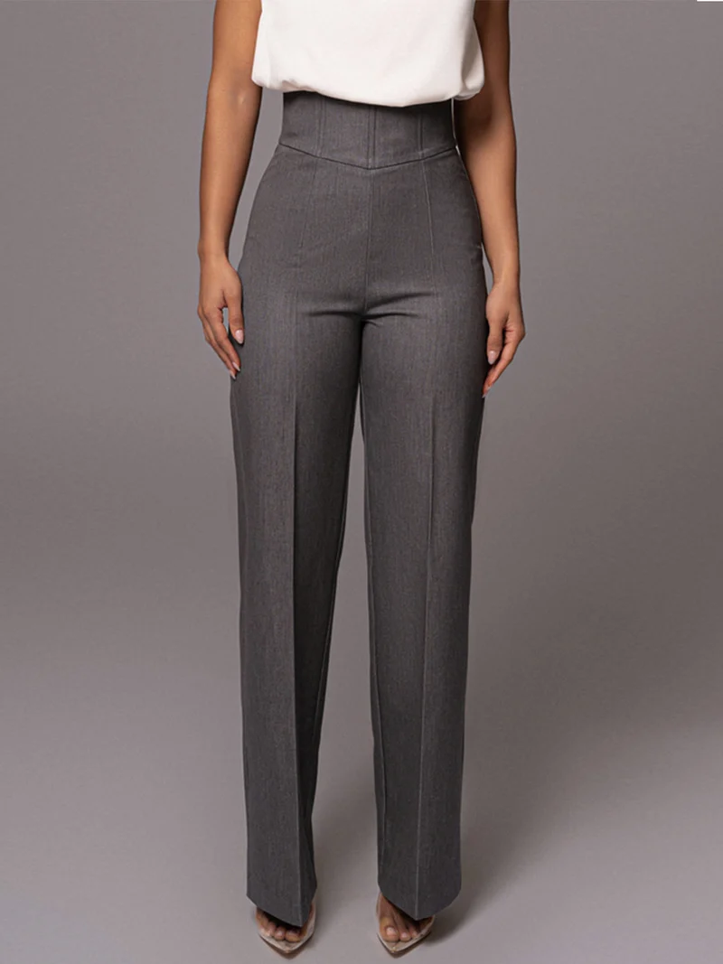 Nila | Schmeichelnde Damenhose mit hoher Taille