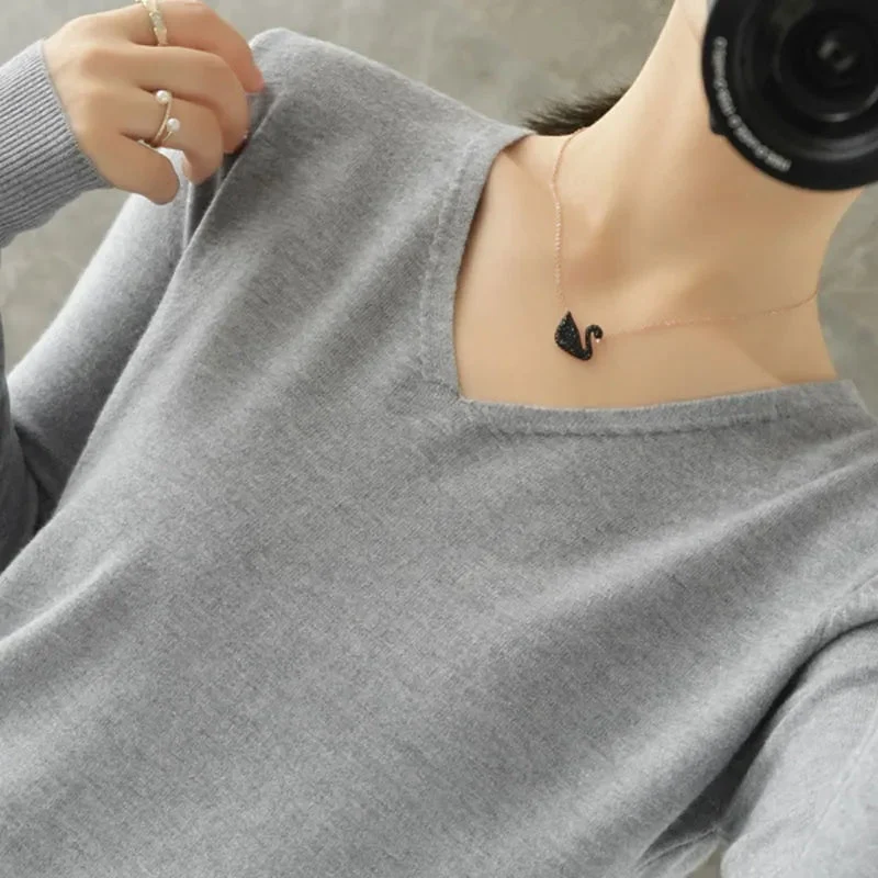 Simone | Pullover mit V-Ausschnitt