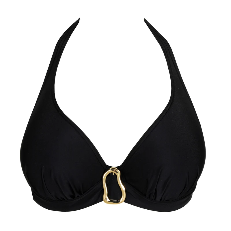 UVITA schwarz Unterlegtes Bikini-Top tief.