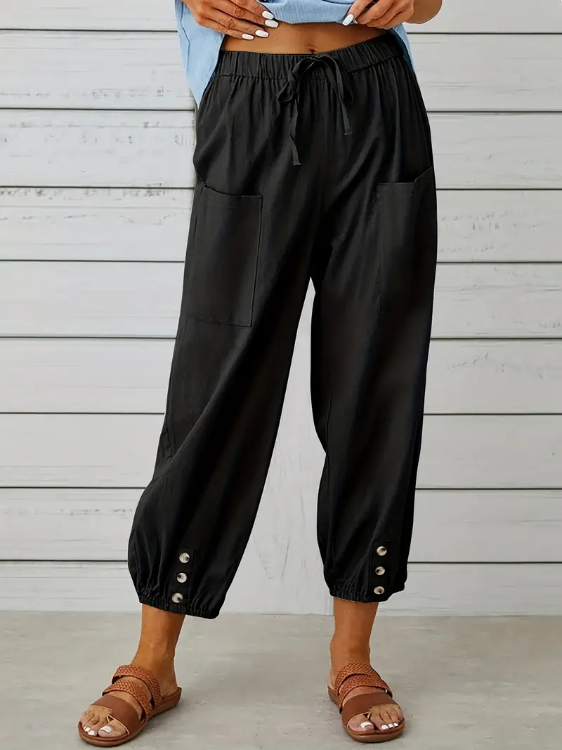 Kurze Sommerhose Für Damen | Kordelzug