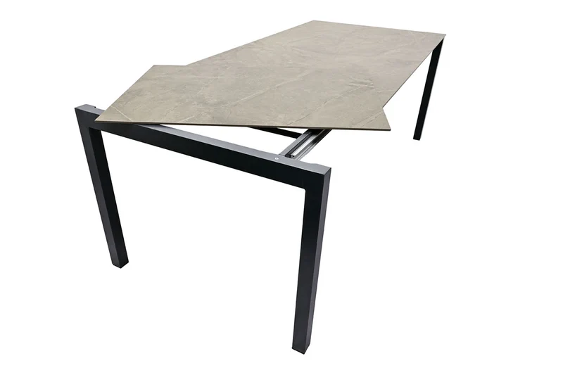 Zeo Living Auszugstisch Nero 160/220 x 95cm Dekton Kira