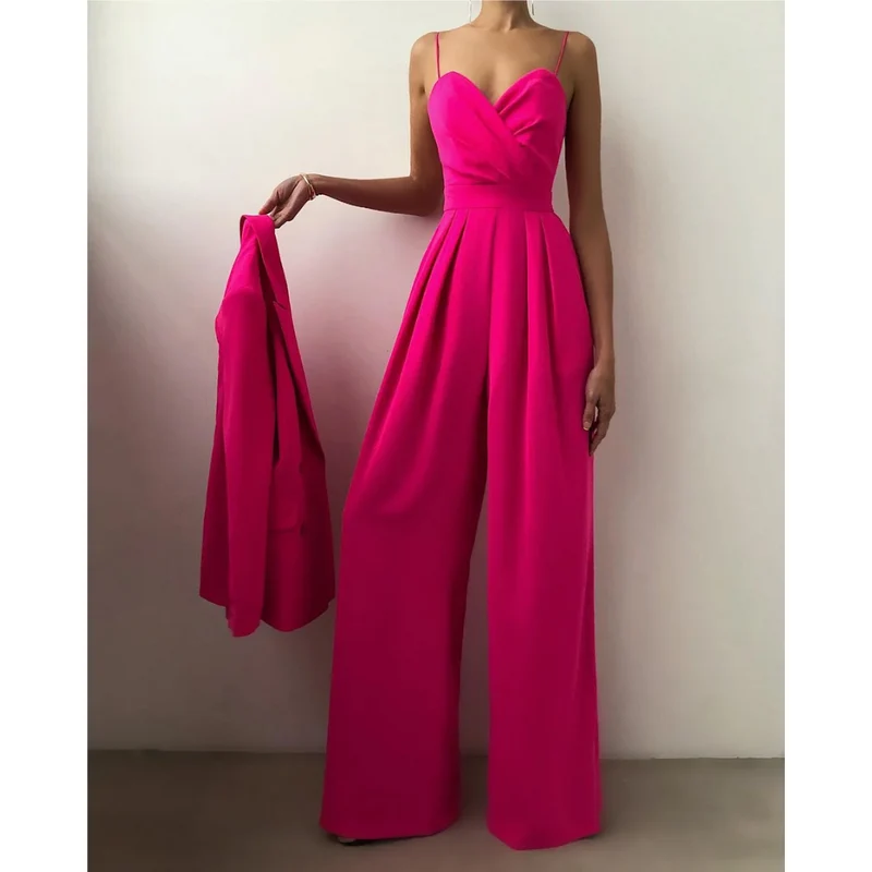 Overall Mit Weitem Bein Für Damen | Elegant