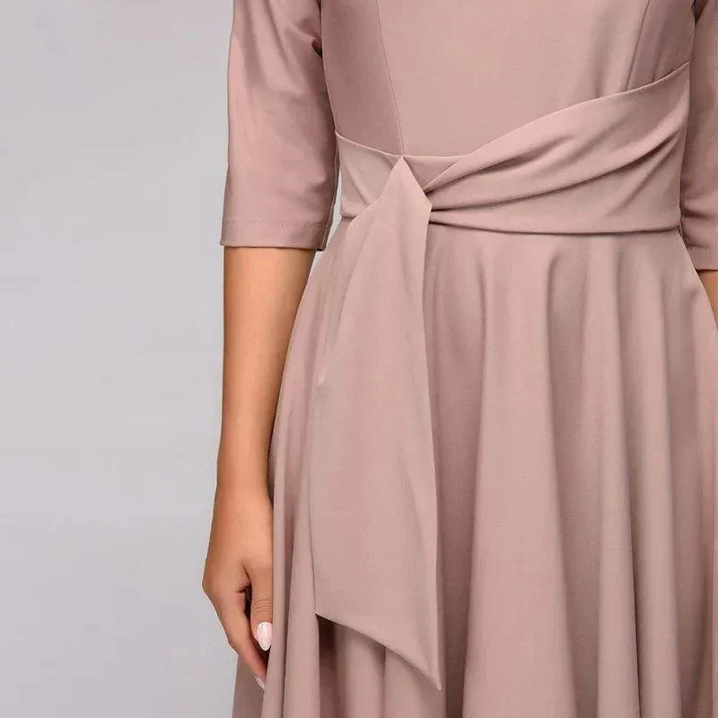 elegante midi jurk