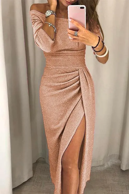 Zorine™ | Elegantes, schulterfreies Sommerkleid für modebewusste Frauen