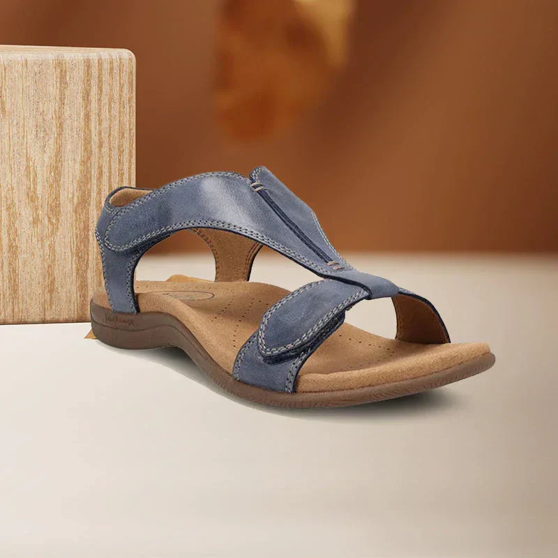 Alida™ | Keilsandalette mit Klettverschluss
