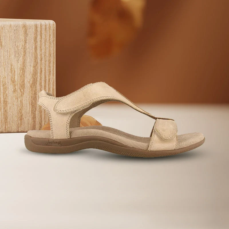 Alida™ | Keilsandalette mit Klettverschluss