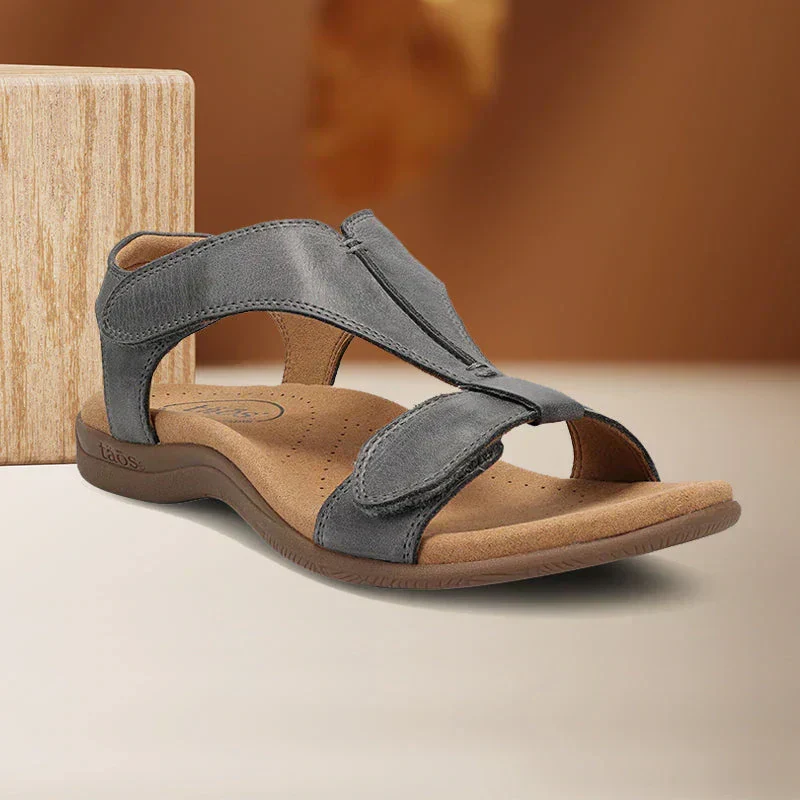 Alida™ | Keilsandalette mit Klettverschluss