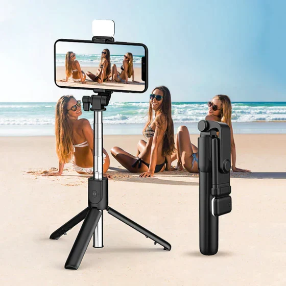 LightSnap™ - Bluetooth-Selfie-Stick mit Stativfunktion