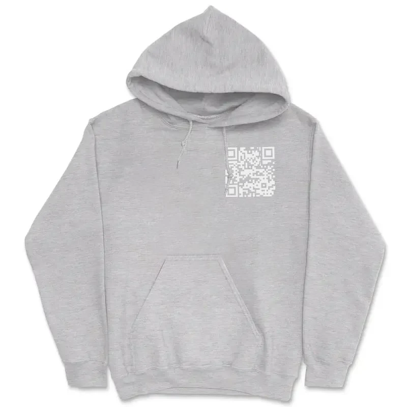 ScanThis - Lustiger QR-Code Hoodie