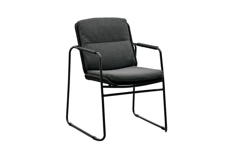 Zeo Living Sessel "Catania" schwarz/anthrazit