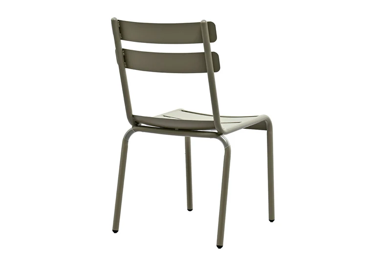 Zeo Living Stapelsessel "Linz" Aluminium taupe