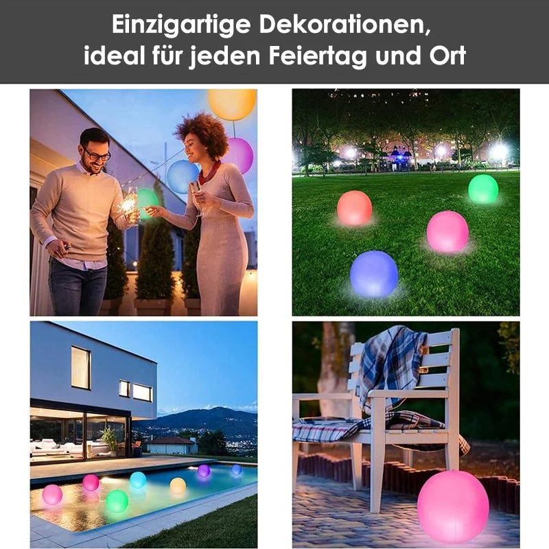 WasserKugel™ Schafft ein farbenfrohes Ambiente