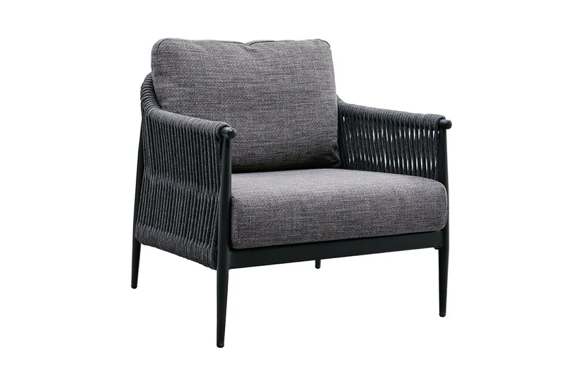 Zeo Living Loungesessel "Tango" anthrazit/anthrazit