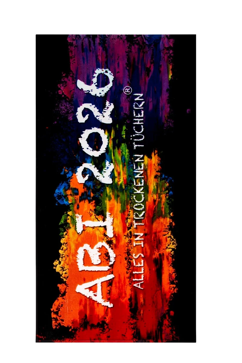 Strandtuch Abi 2026 Grafitti
