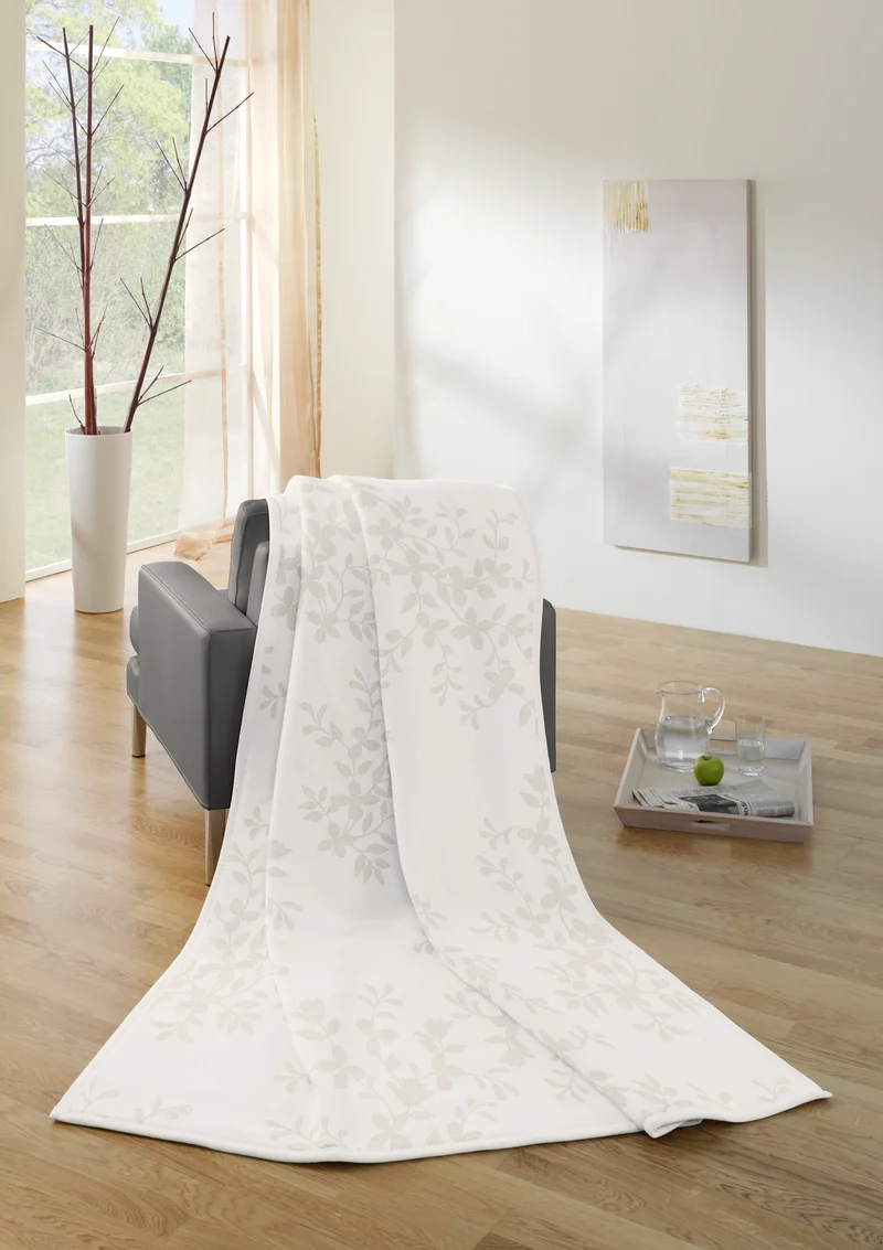 Biederlack Plaid Basic Soft Ranke 150x200