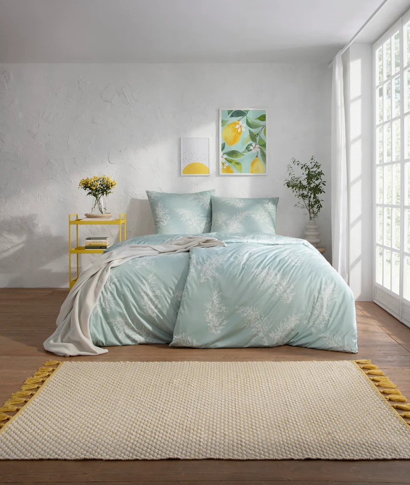 Estella Mako-Interlock-Jersey Bettwäsche Rosalina Mint