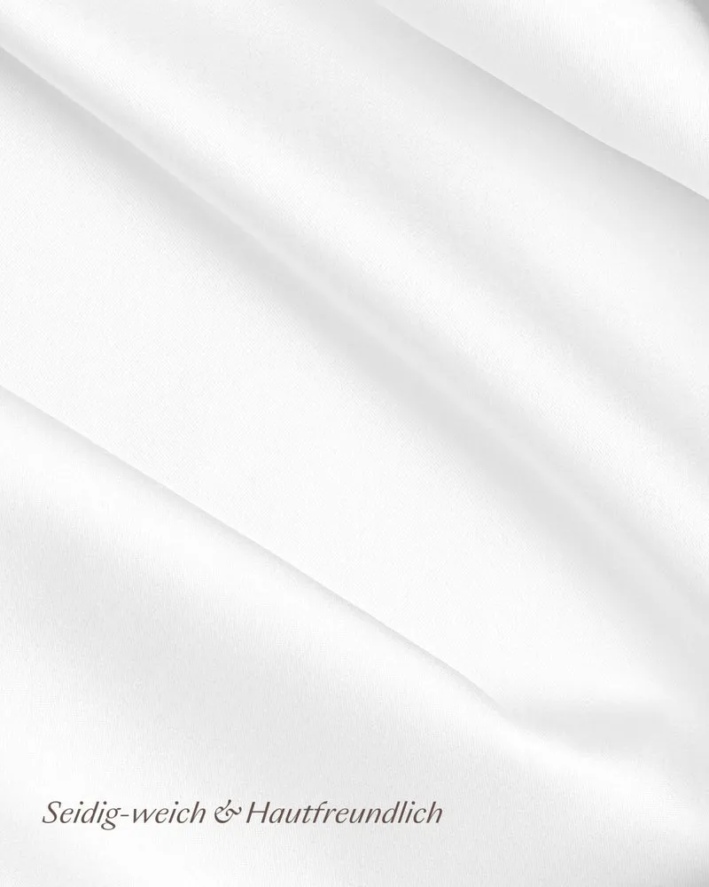 TENCEL™ Lyocell Bettwäsche Set Weiß