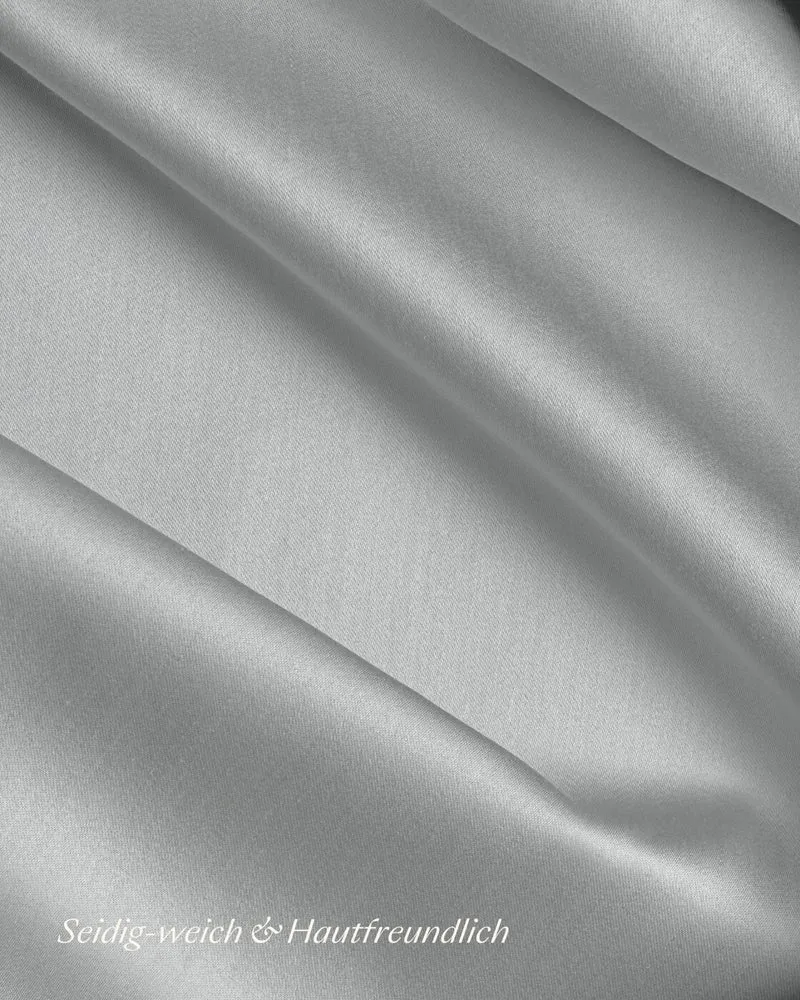 TENCEL™ Lyocell Kissenbezüge 2er-Set Hellgrau