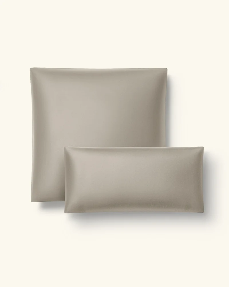 Perkal Bettwäsche Set Taupe