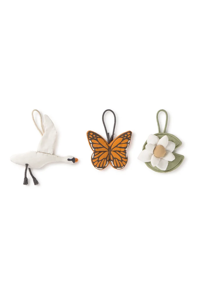 Lorena Canals Set Swan (3 Rassel-Anhänger)