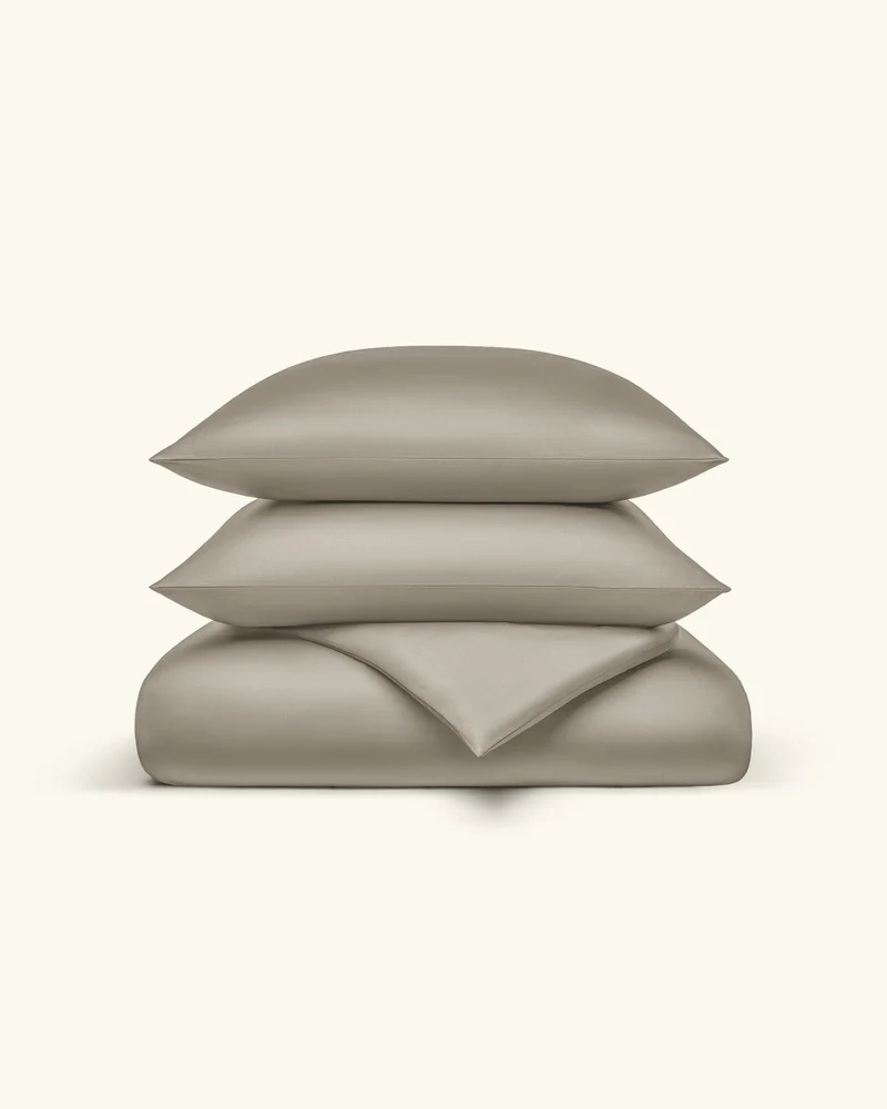TENCEL™ Lyocell Bettwäsche Set Taupe