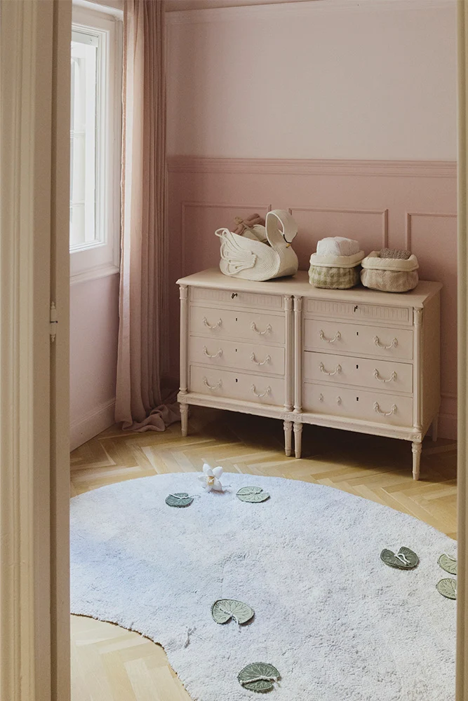 Lorena Canals gesteppter Korb Rose