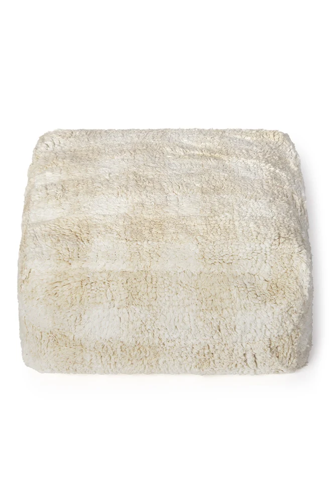 Lorena Canals Hocker Vichy, Ivory