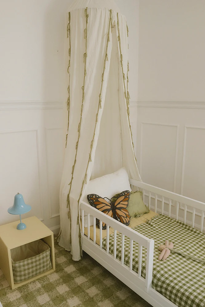 Lorena Canals waschbarer Teppich Vichy, Matcha