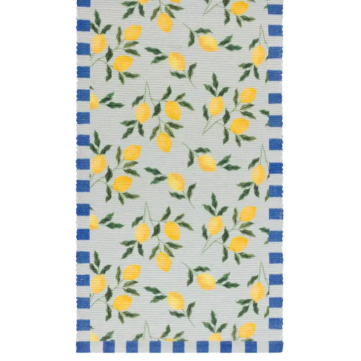 In- und Outdoor Tischläufer Lemons 35x180cm
