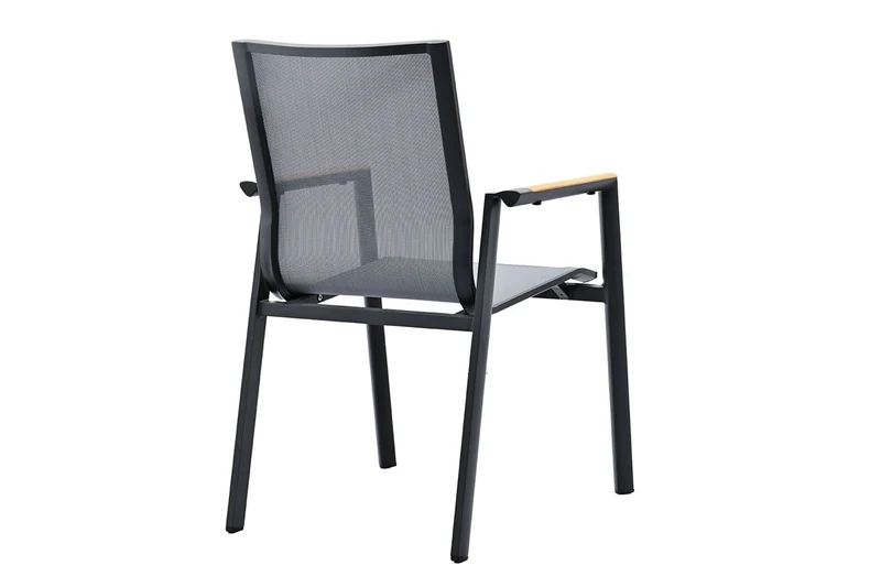 ZEO LIVING Stapelstuhl Aspen anthrazit