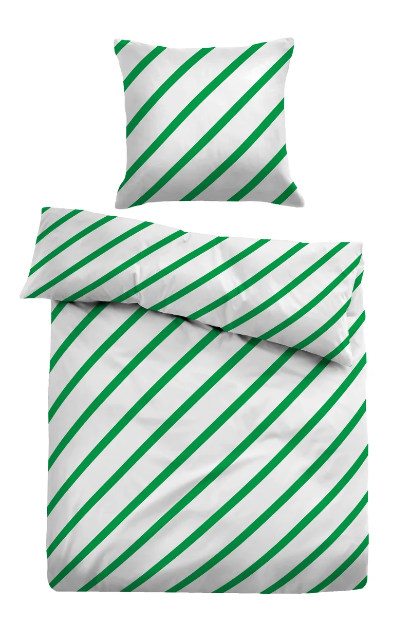 Tom Tailor Satin Bettwäsche Grün -