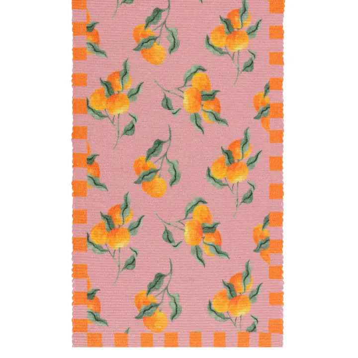 In- und Outdoor Tischläufer Orange 35x180cm