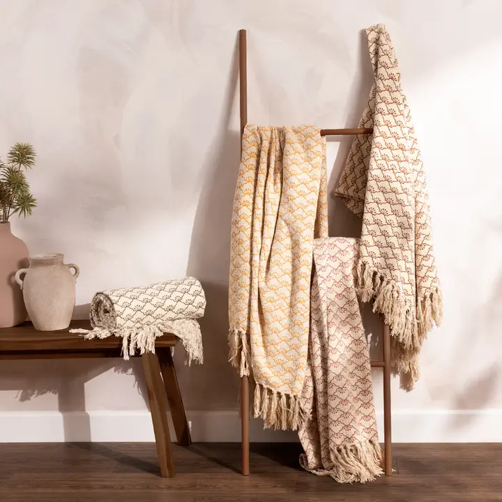 Wohn-Plaid Saku 130x180cm Olive