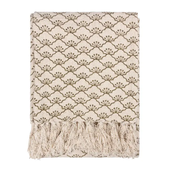 Wohn-Plaid Saku 130x180cm Olive