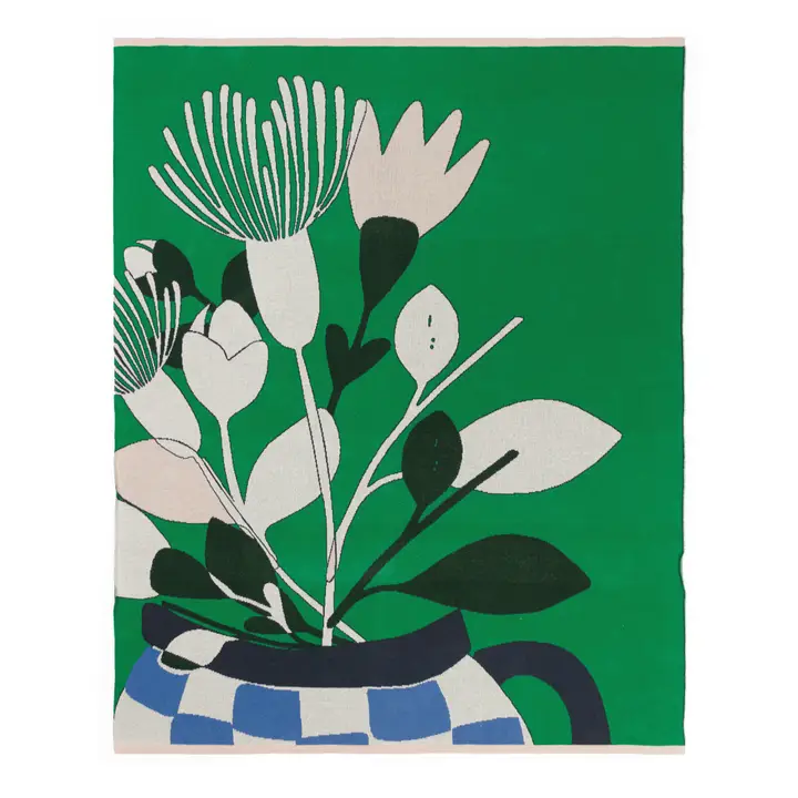 Sophie Home Wohndecke Bud Green 160x130cm