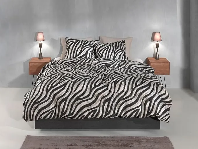 Zo!Home Winter-Bettwäsche Zebrato-