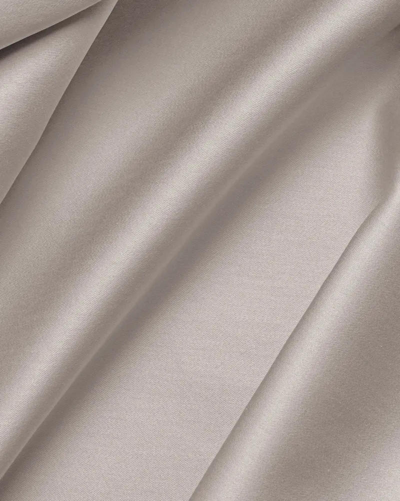 Ägyptische Baumwolle Mako Satin Kissenbezüge Taupe