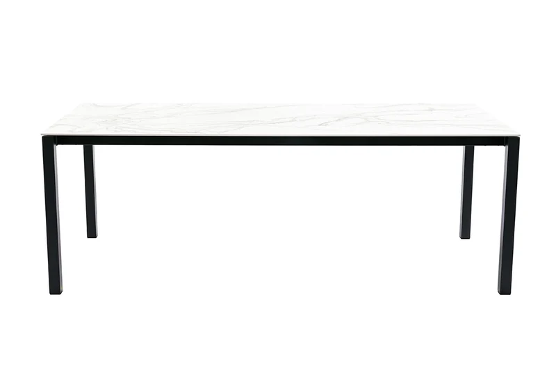 Zeo Living Gartentisch Nero 210 x 95cm Dekton/Aluminium