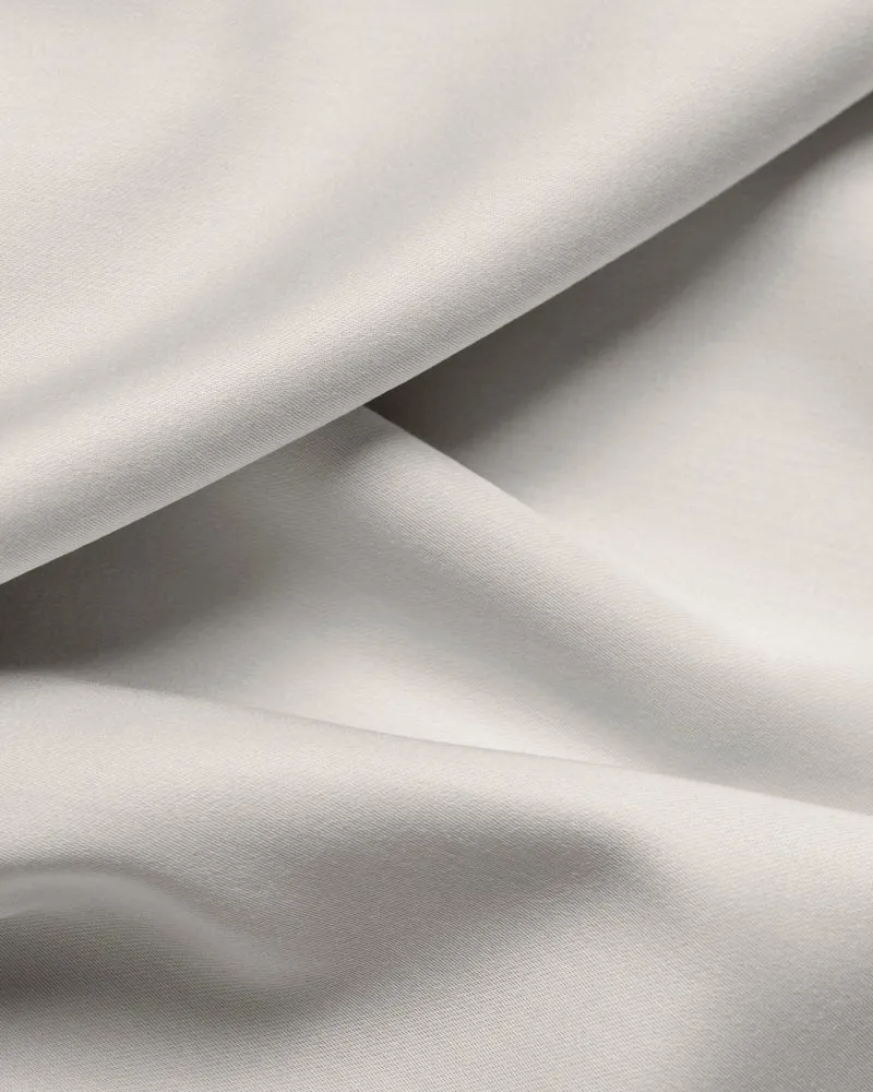 Ägyptische Baumwolle Mako Satin Spannbettlaken Beige