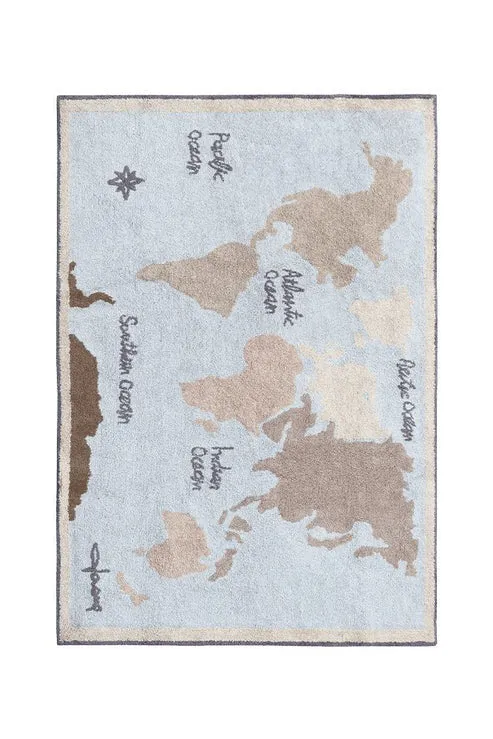 Lorena Canals waschbarer Teppich Vintage Map
