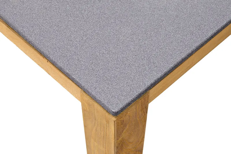Queens Garden Gartentisch 95 x 95cm Teak/Superstone