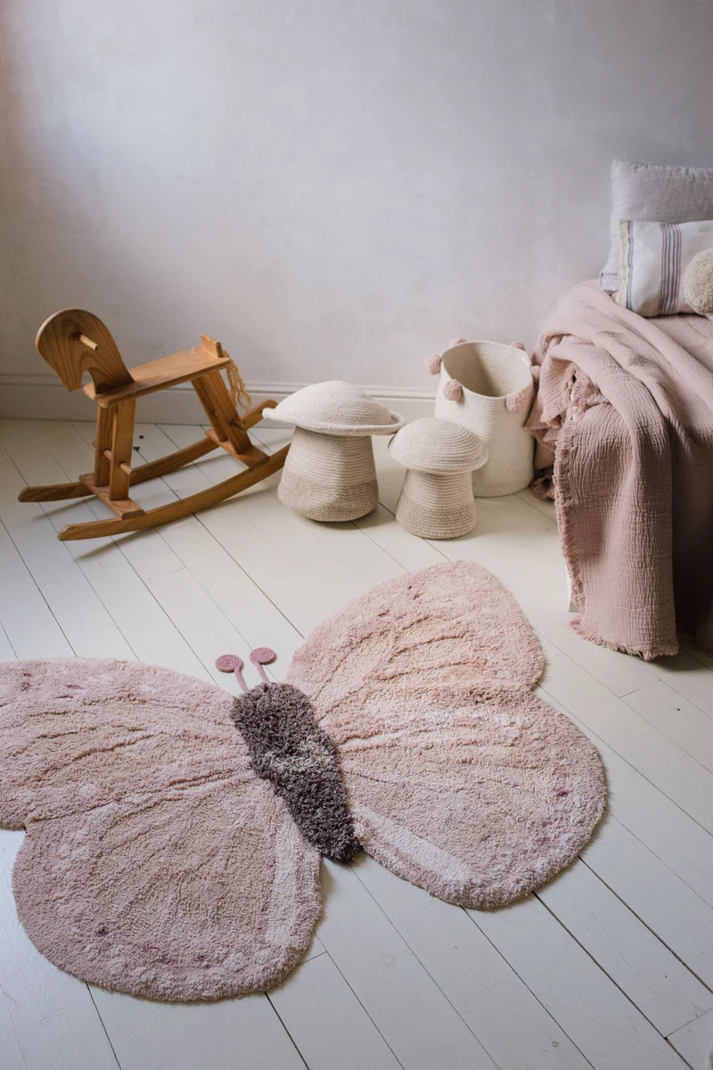 Lorena Canals waschbarer Teppich Butterfly