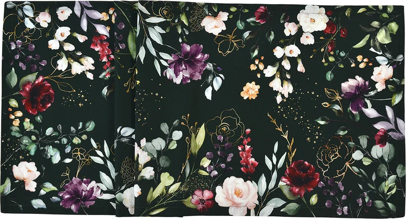 Sander Tischläufer Deep Flowers 50x140cm