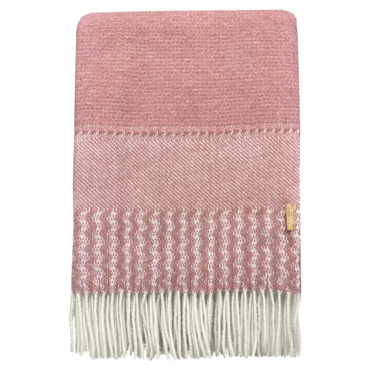 Wollplaid 140x200cm Uptown Rosa