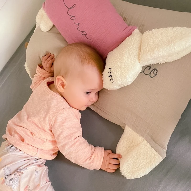 Kuschelschaf - Altrosa ohne Stick