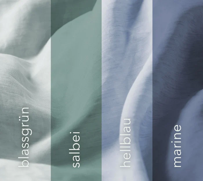Elegante Halbleinen-Bettwäsche Breeze